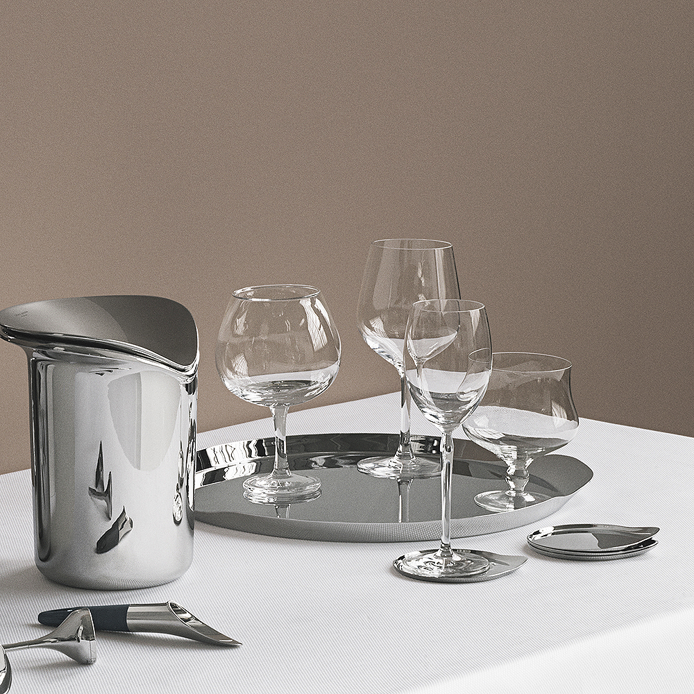 Wine Bricka oval Rostfri 39,5 cm