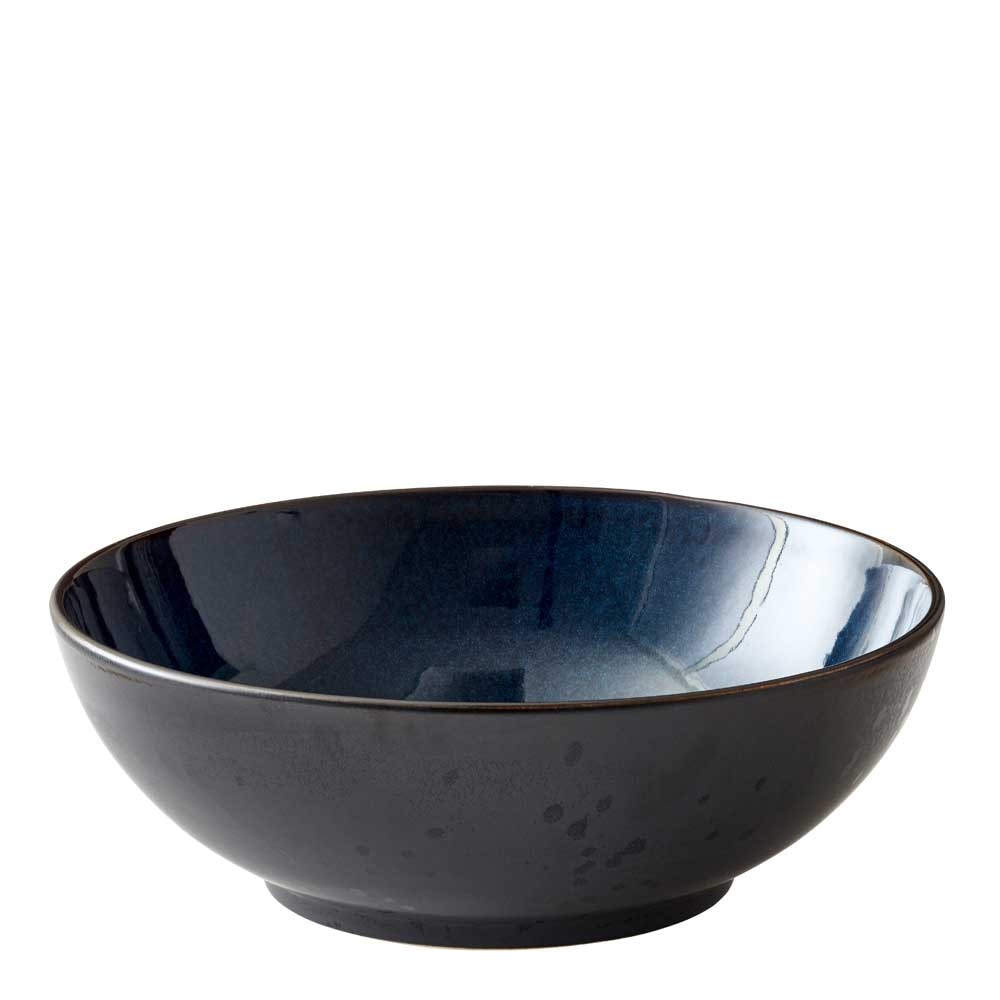 Salladsskål 30 cm Svart/Mörkblå