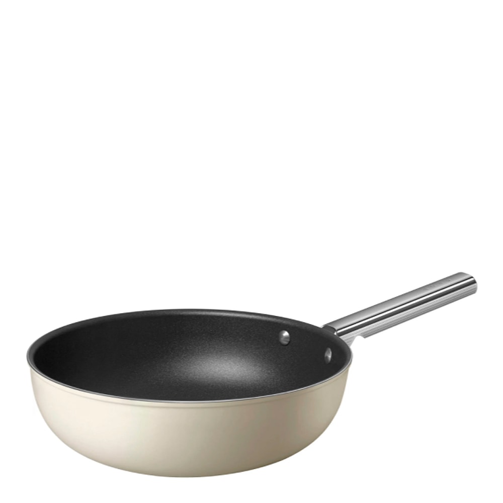 Smeg 50's Style Wokpanna 30 cm Creme