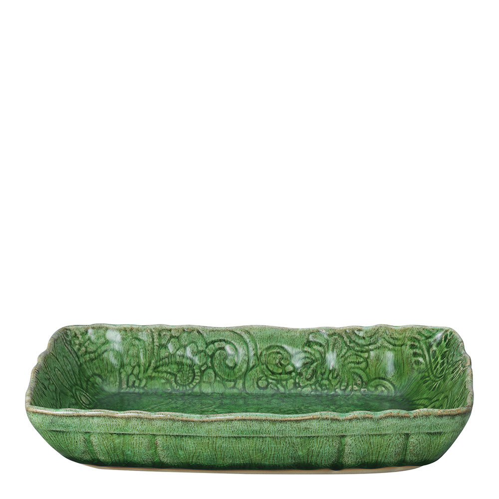 Arabesque Serveringsfat 23x15 cm Seaweed