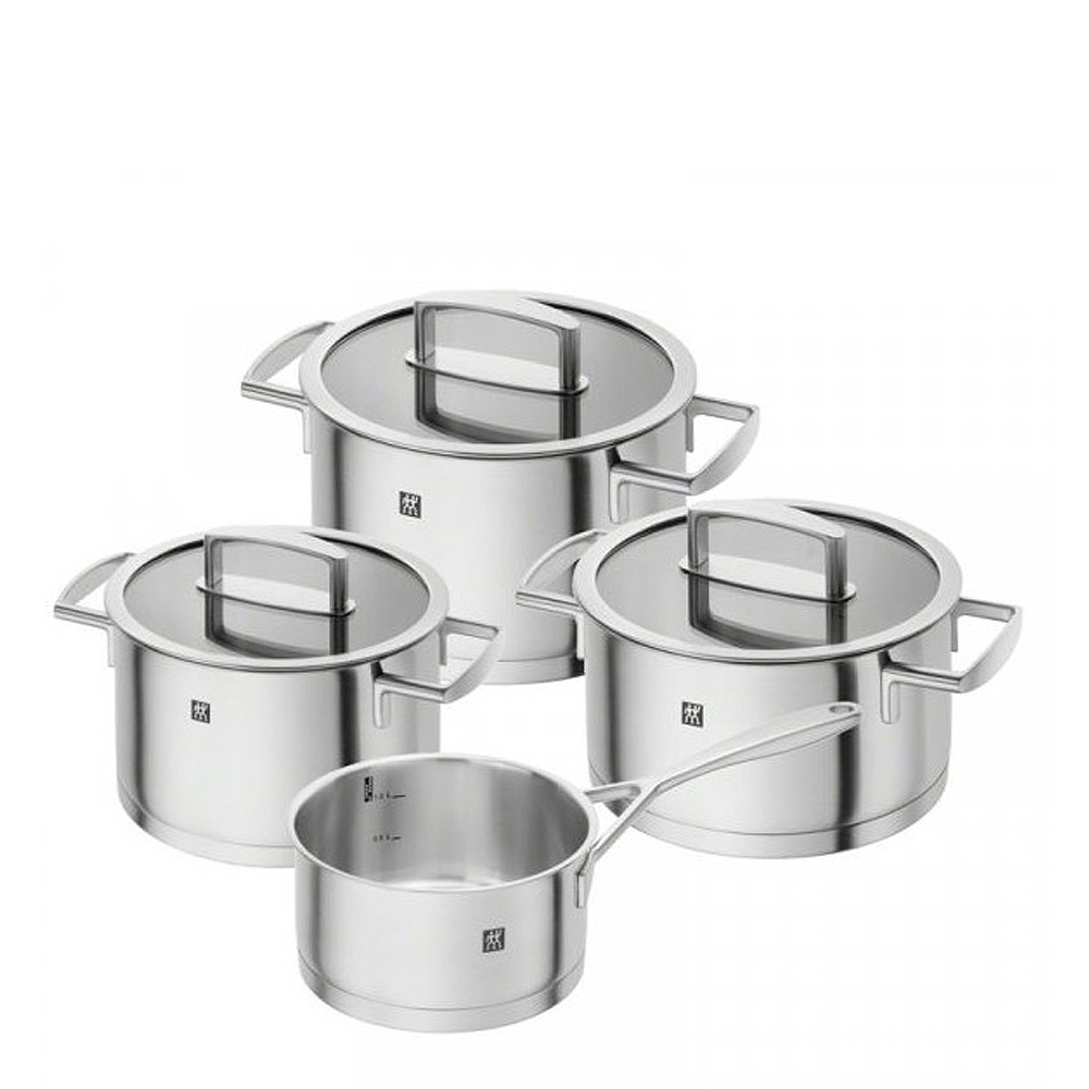 Vitality Kastrullset 4 delar med 3 lock