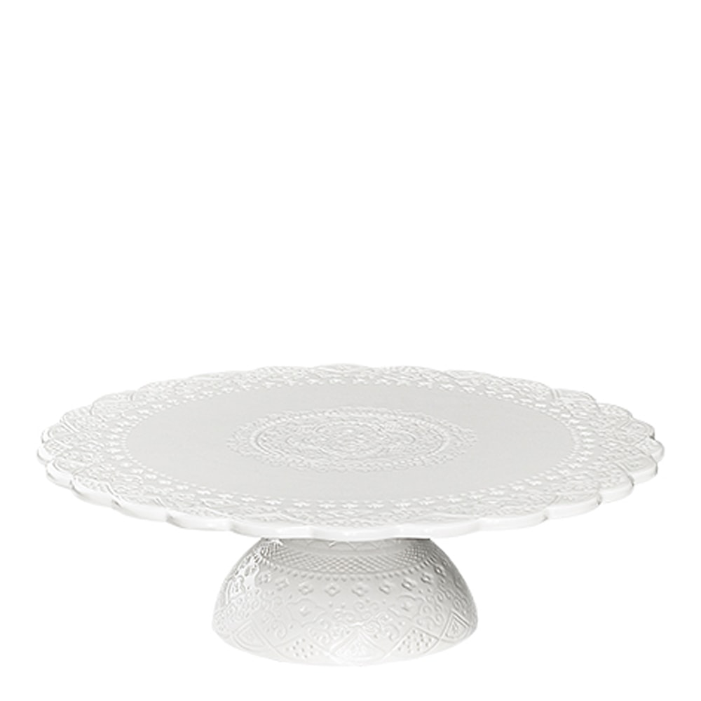 Orient Tårtfat 28 cm Vit