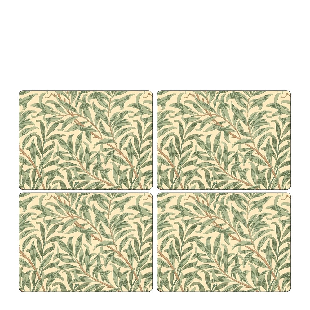 Willow Bough Tabletter 30x40 cm 4-pack Grön