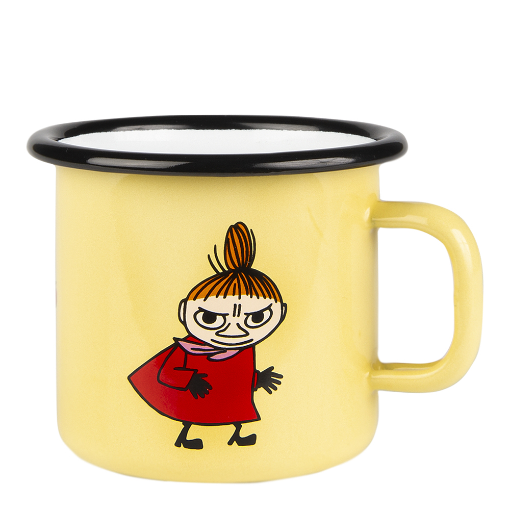 Mumin Emaljmugg Lilla My 25 cl Gul