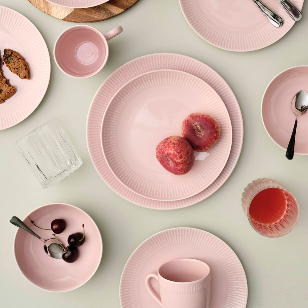 Relief Skål 15 cm Rosa