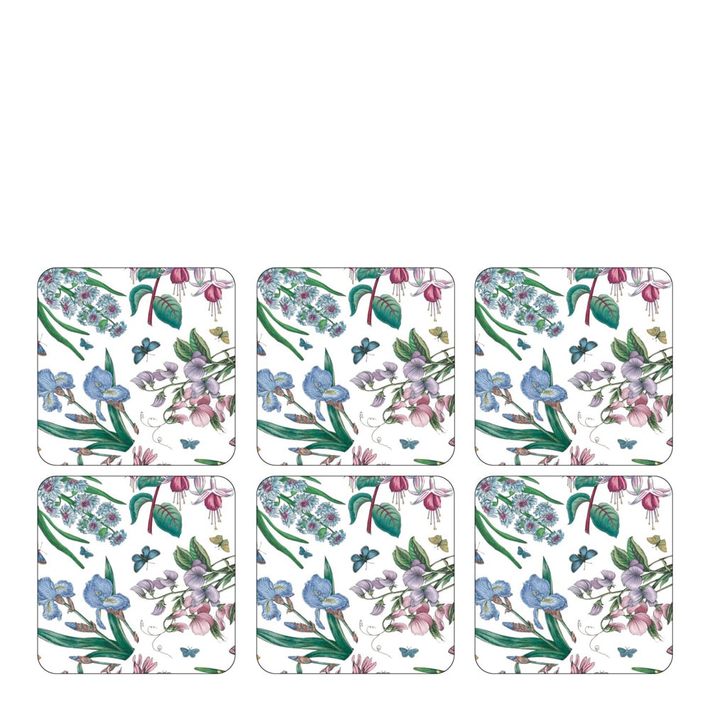 Botanic Garden Chintz Glasunderlägg 6-pack