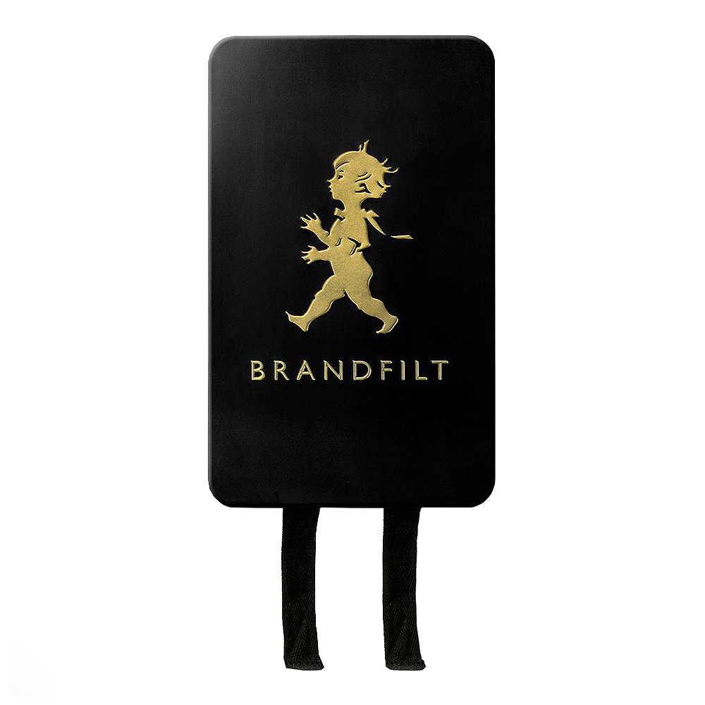 Solstickan Brandfilt 120x120 cm Svart/Guld