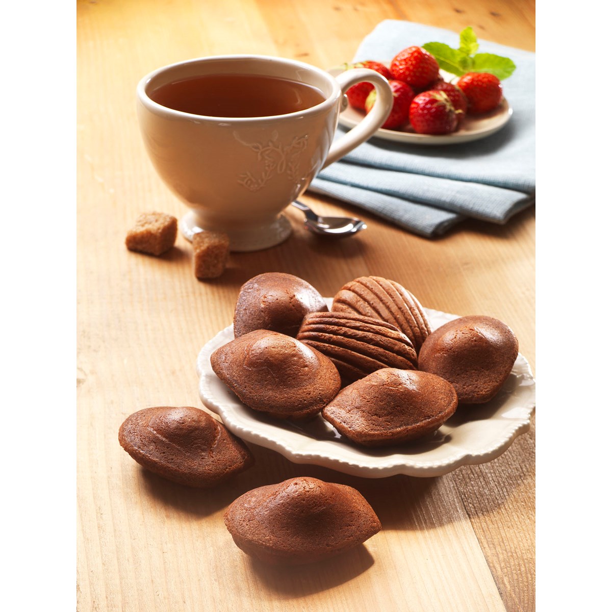 Box 15 Mini Madeleines Plattor 2-Pack