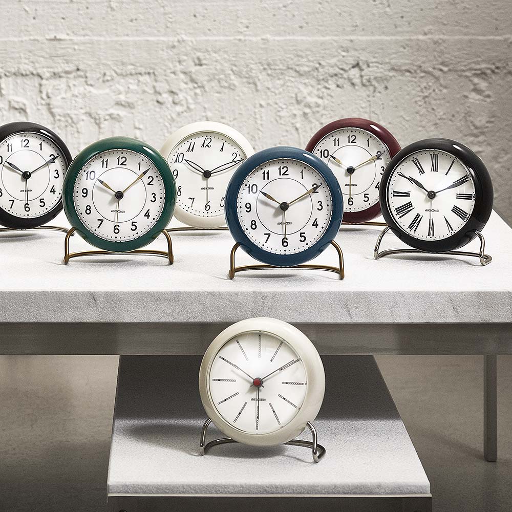 Station Bordsur 11 cm Grön/Mässing