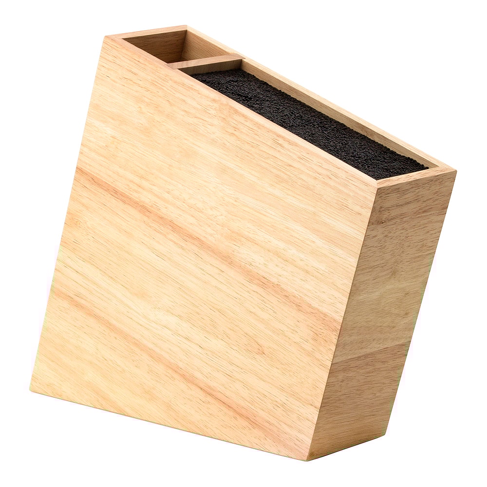 Lutande Knivlåda Bambu