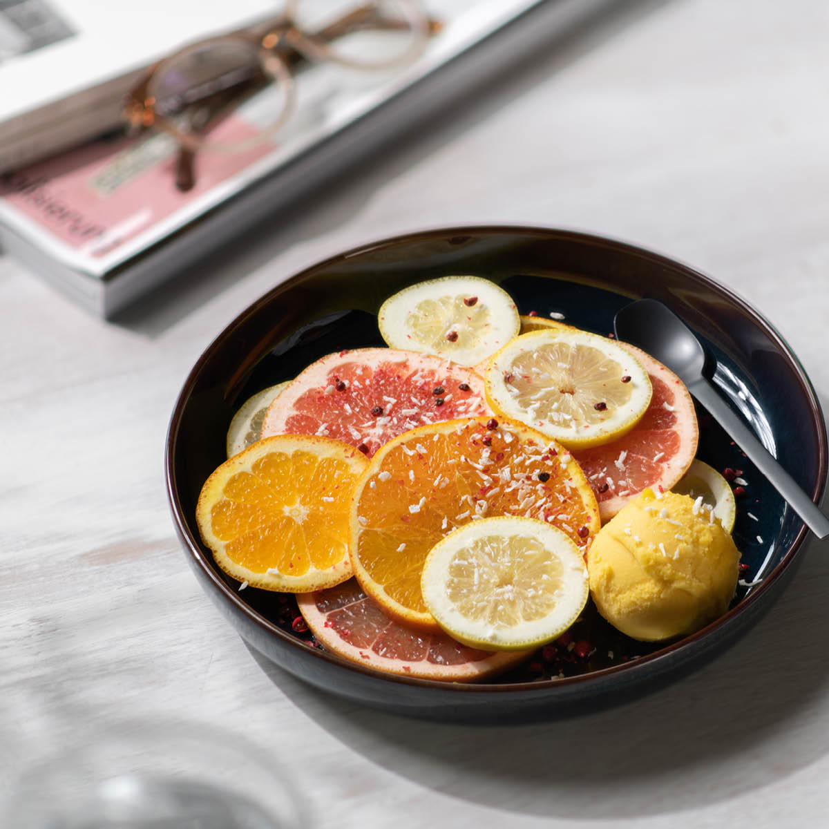 Crafted Denim Tallrik djup 21,5 cm