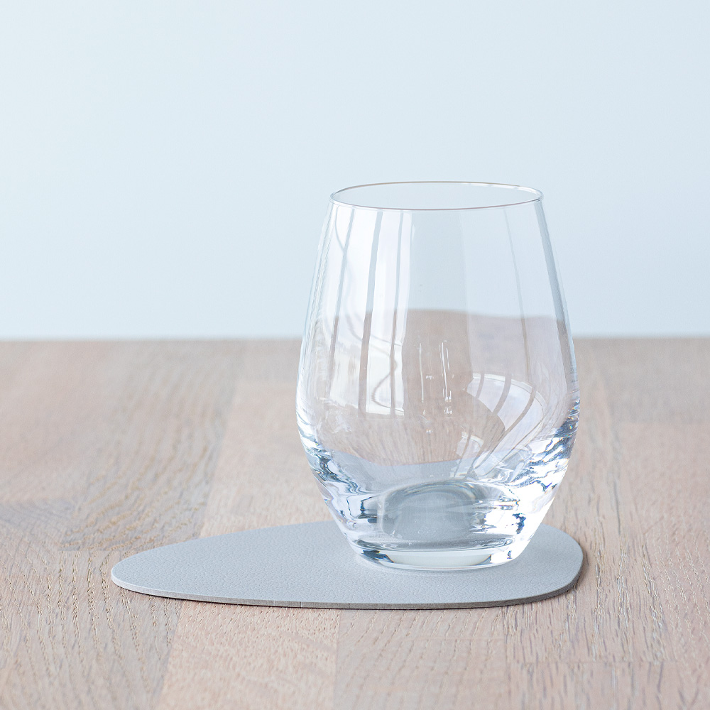 Nupo Curve Glasunderlägg 11x13 cm Oyster White