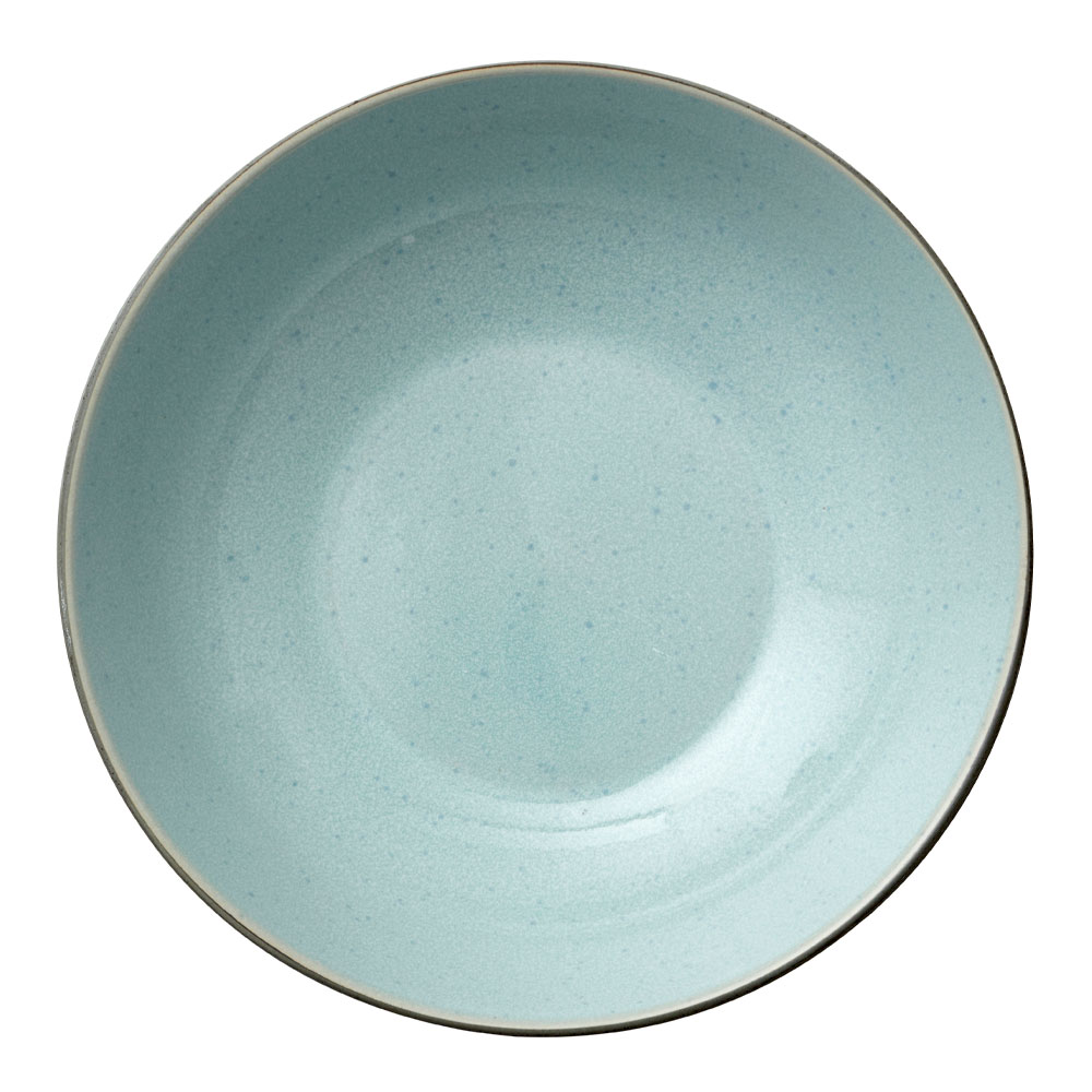 Pastaskål 20 cm Grå/Ljusblå