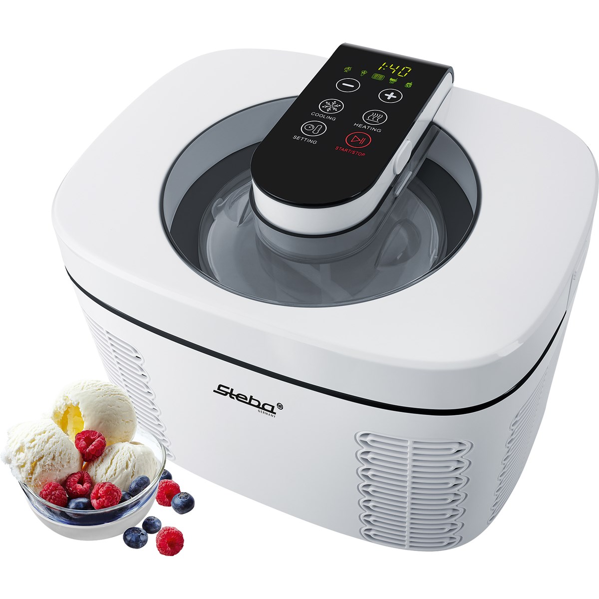 Stic110 Glassmaskin M/Peltier 1,2L Vit