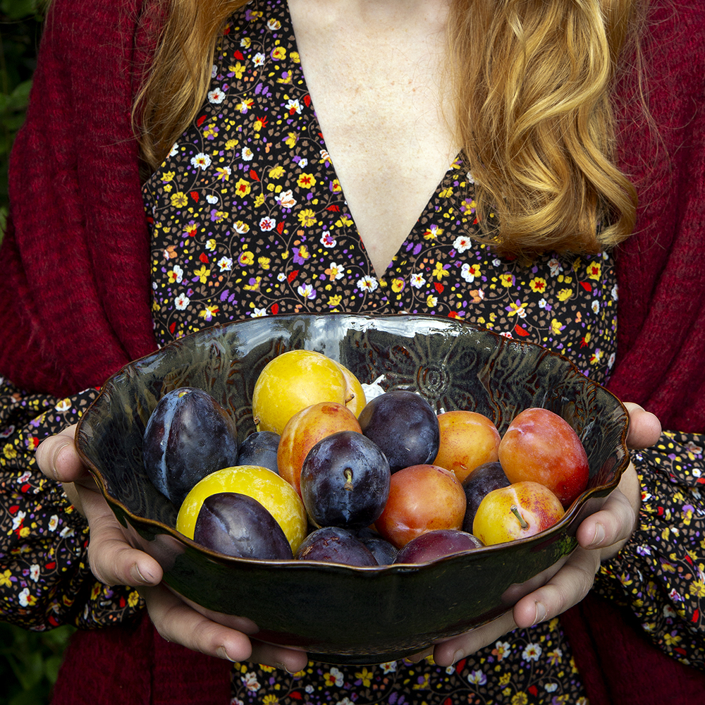 Arabesque Skål 35 cm Fig