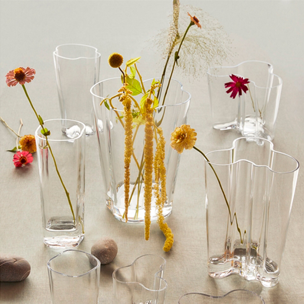 Aalto Vas 18 cm Klar