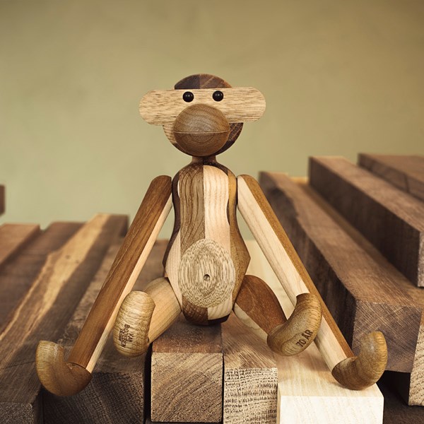 Kay Boyesen Apa Jubileum 18 cm Blandade träslag