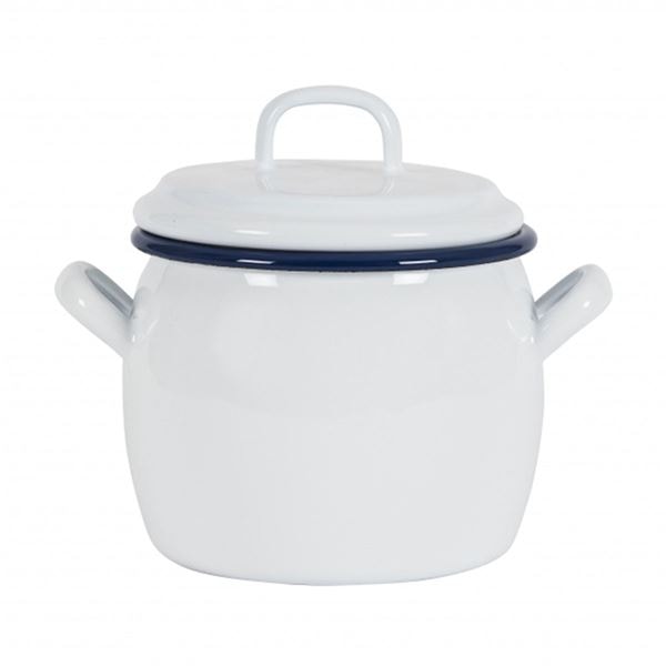 Gryta/Lock 0,7 L Vit