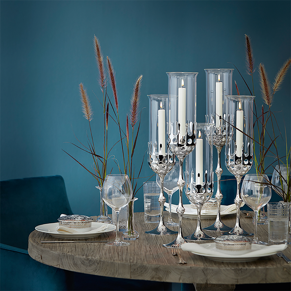 Hurricane Stormlykta Krom 40 cm