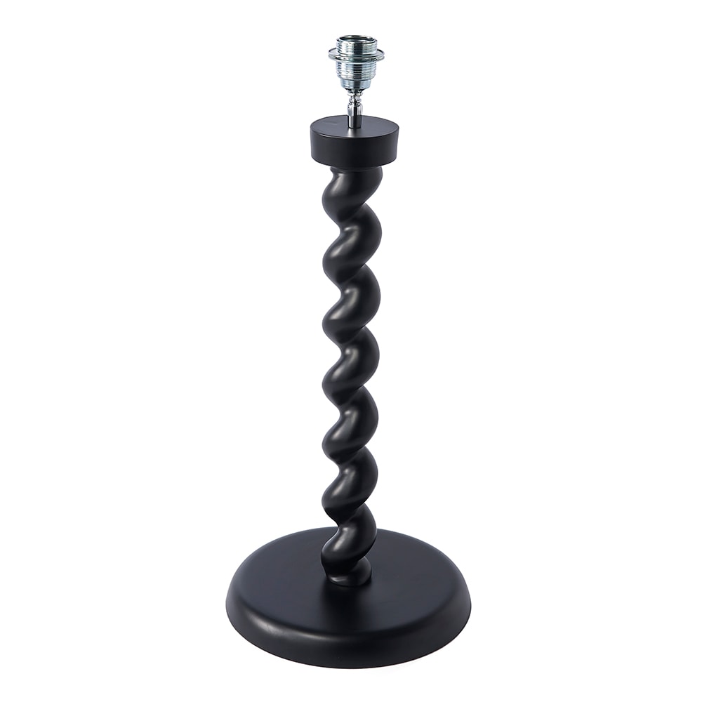 Twister Lampfot Skruvad Svart