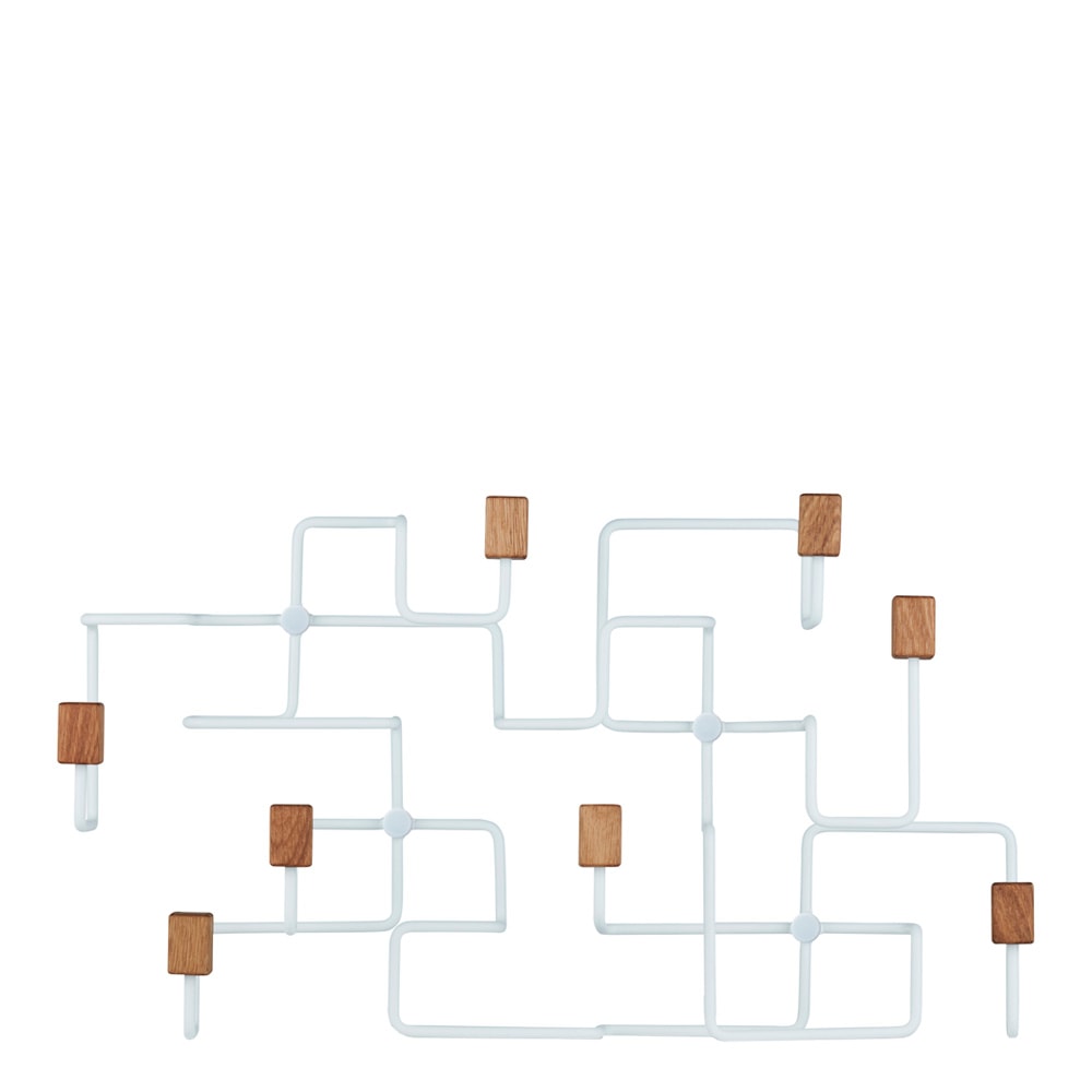 Underground Klädhängare 59 cm Ek/Vit