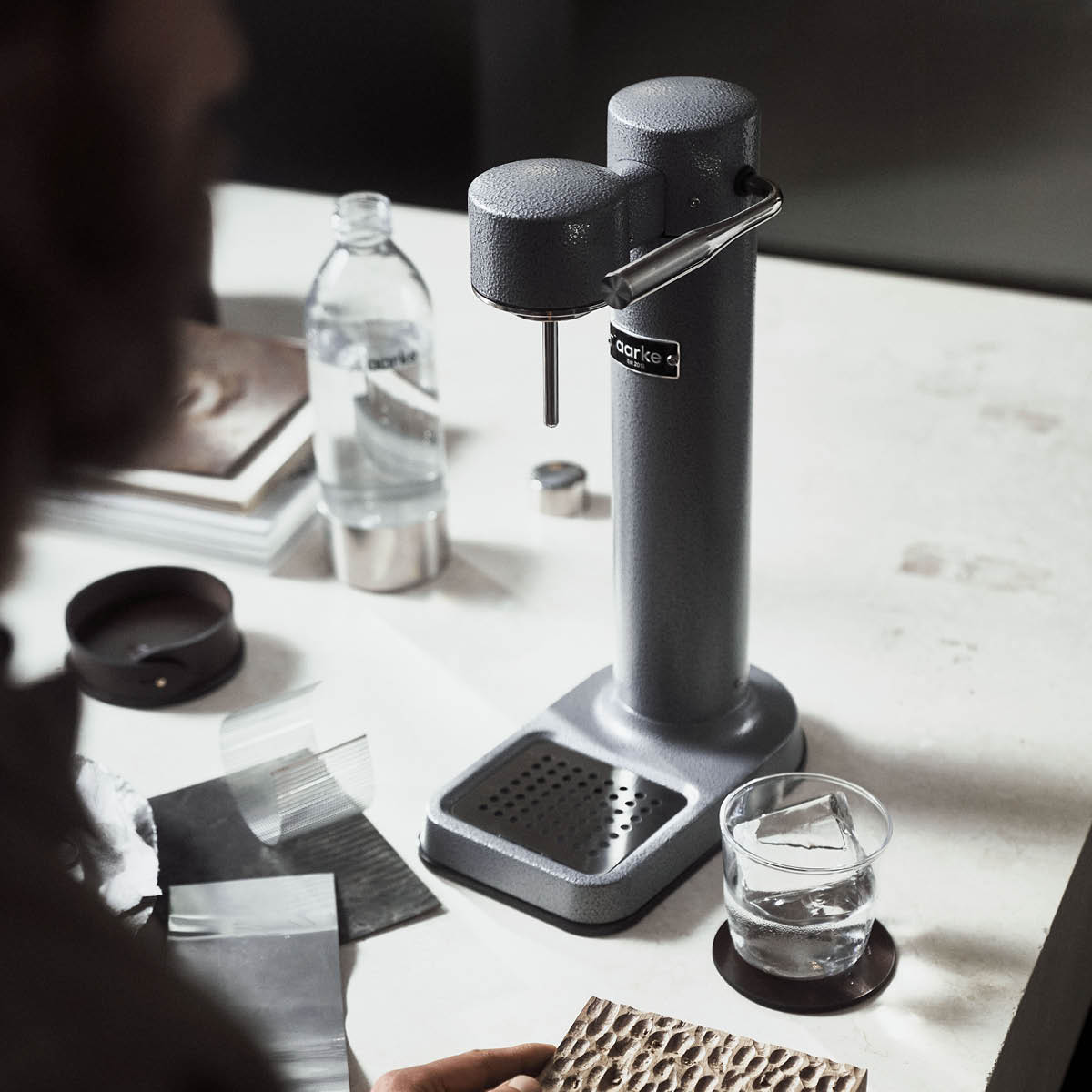 Aarke Carbonator 3 Kolsyremaskin Hammertone Grey