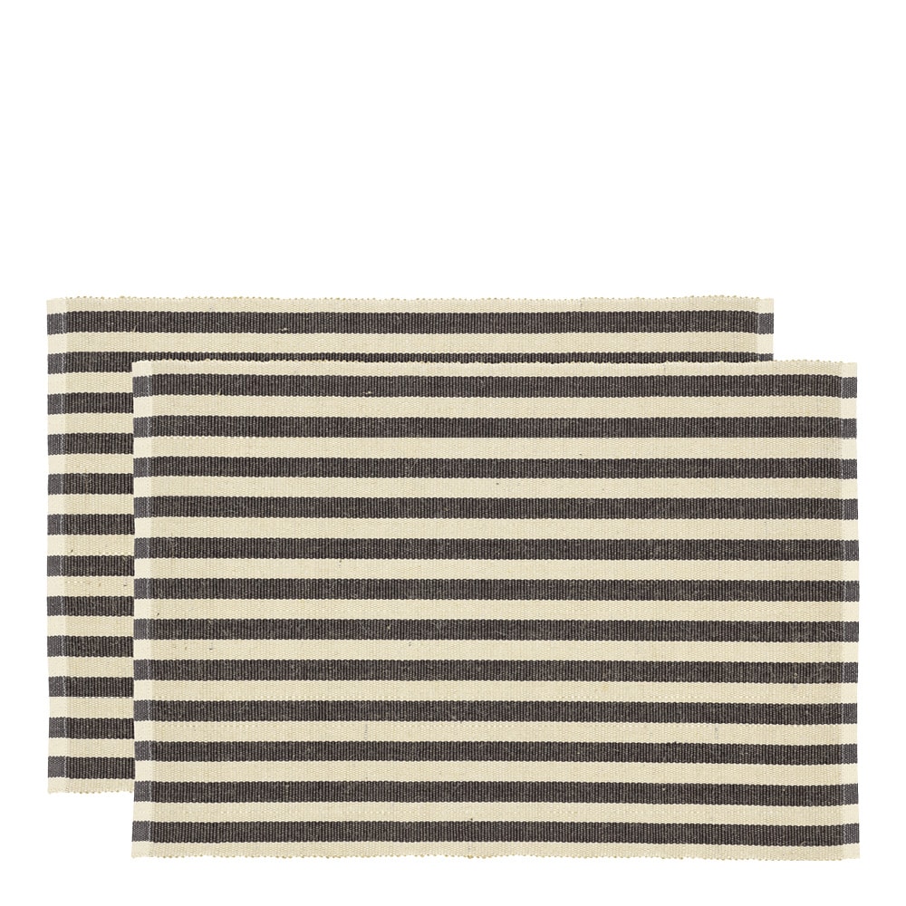 Statement Stripe Bordstablett 33x48 2-pack Ash