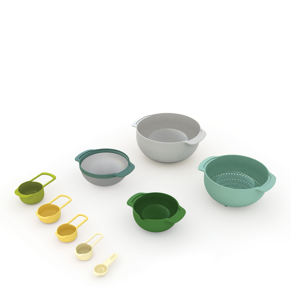 Nest Opal Sk&aring;lset 9 delar Multi