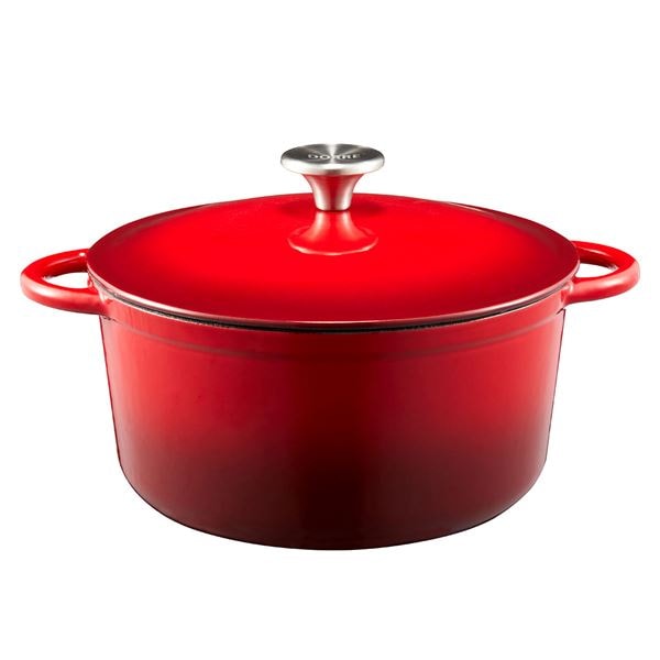 Gjutjärnsgryta 4 liter Röd