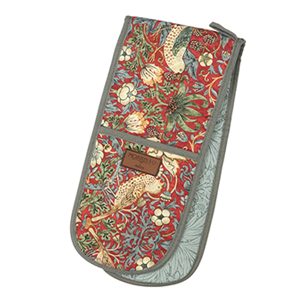 Strawberry Thief Ugnsvante Dubbel Röd