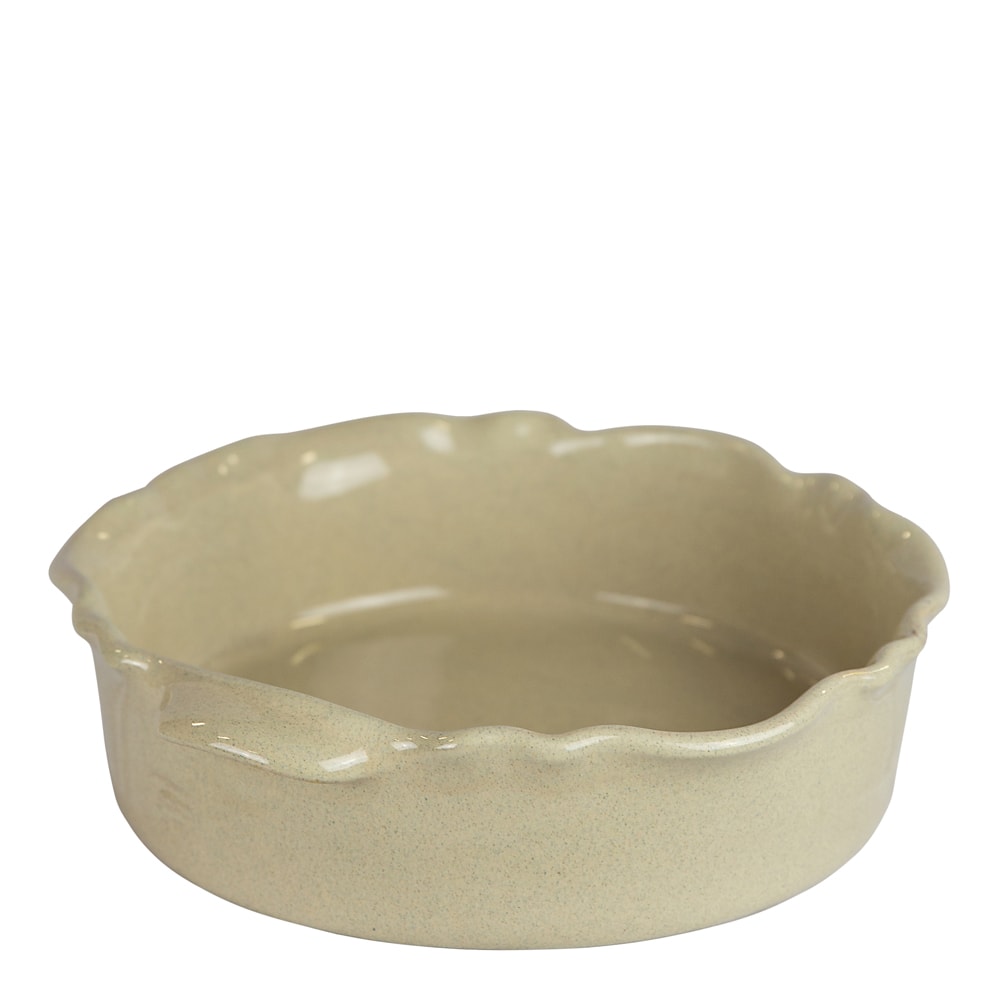 Provence Gratängform Rund 24 cm Beige