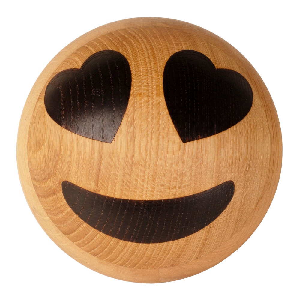 Emojiboll Ek 11 cm Big heart eyes