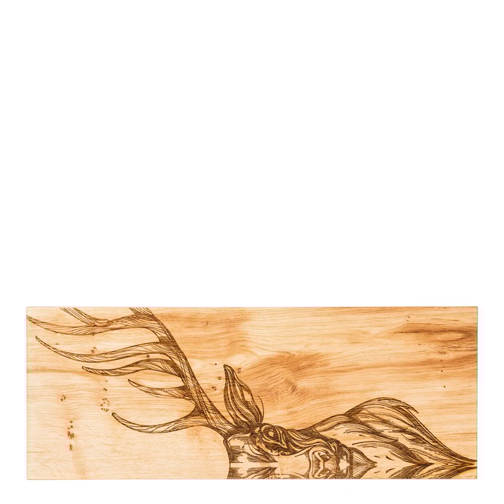 Skärbräda Ek Large Hjort