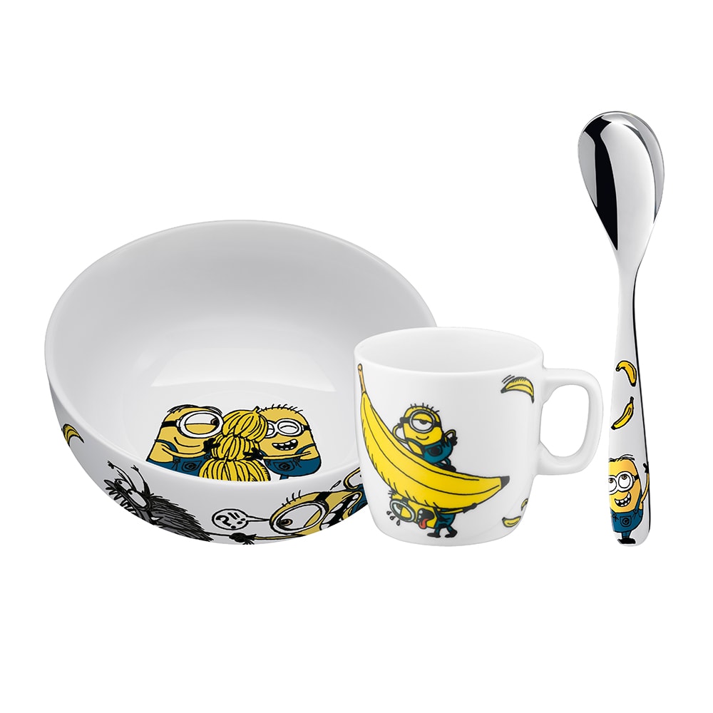 Frukostset för barn Minions 3-delar