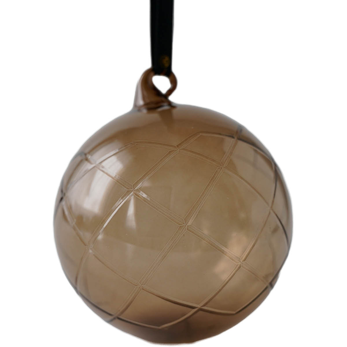 Lux Dekorkula 12 cm Brun