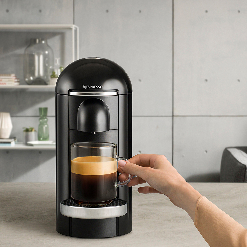 Nespresso VertuoPlus Round Top Kaffemaskin Vit