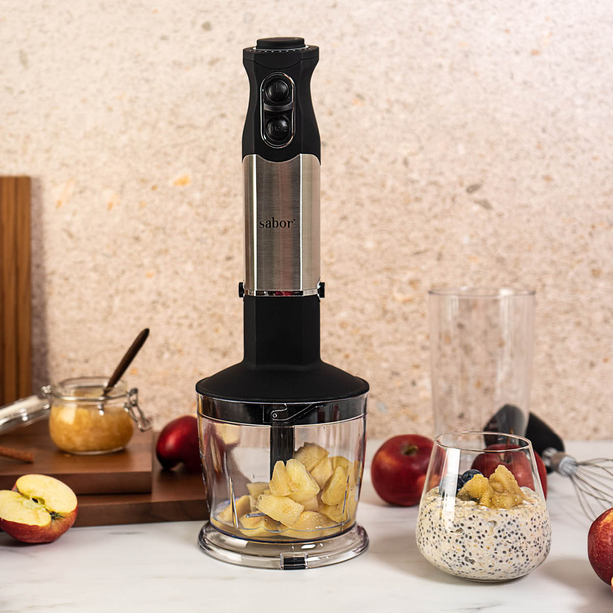 Ultimate Stavmixer 1000 W Rostfri/Svart