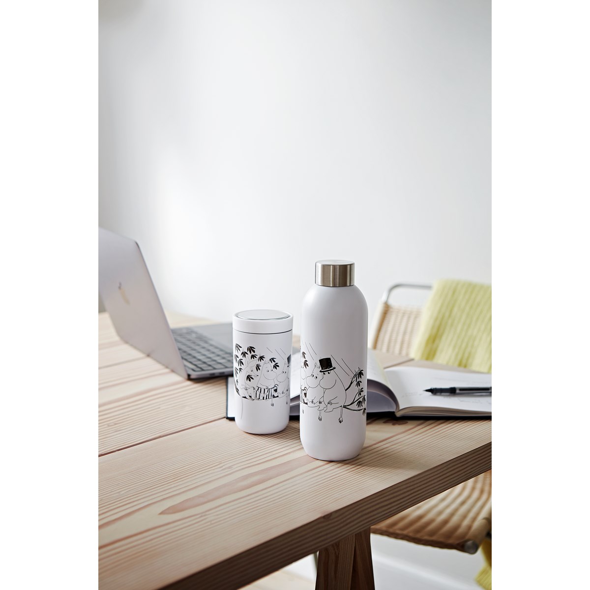 Mumin To Go Click Mugg 40 cl Soft White