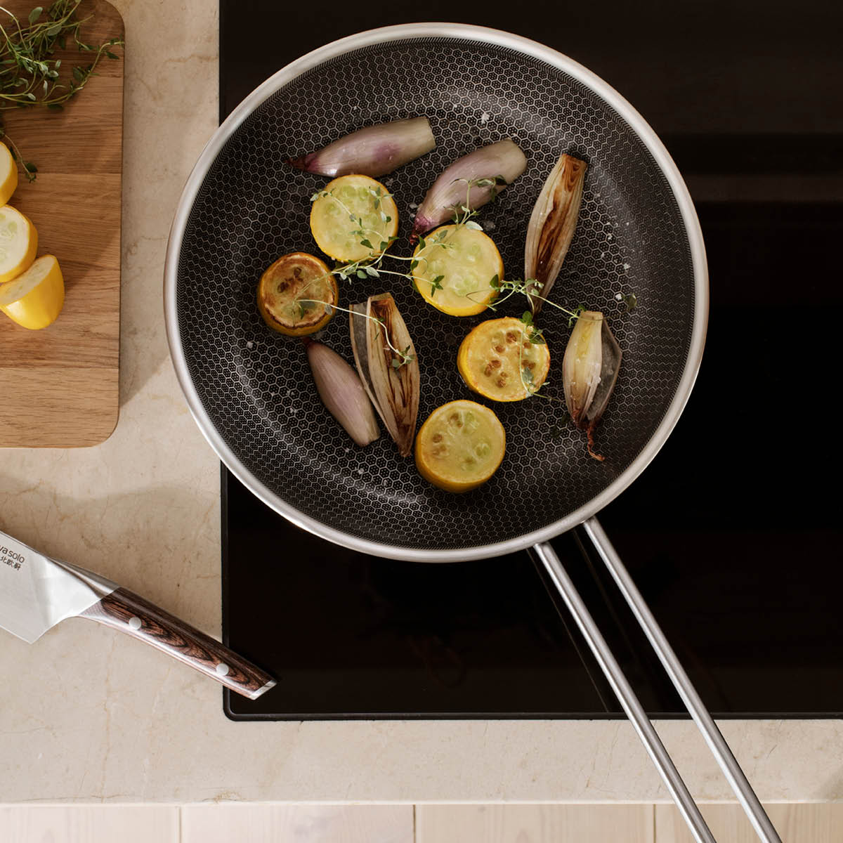 Multi Mosaic Stekpanna 28 cm Rostfri