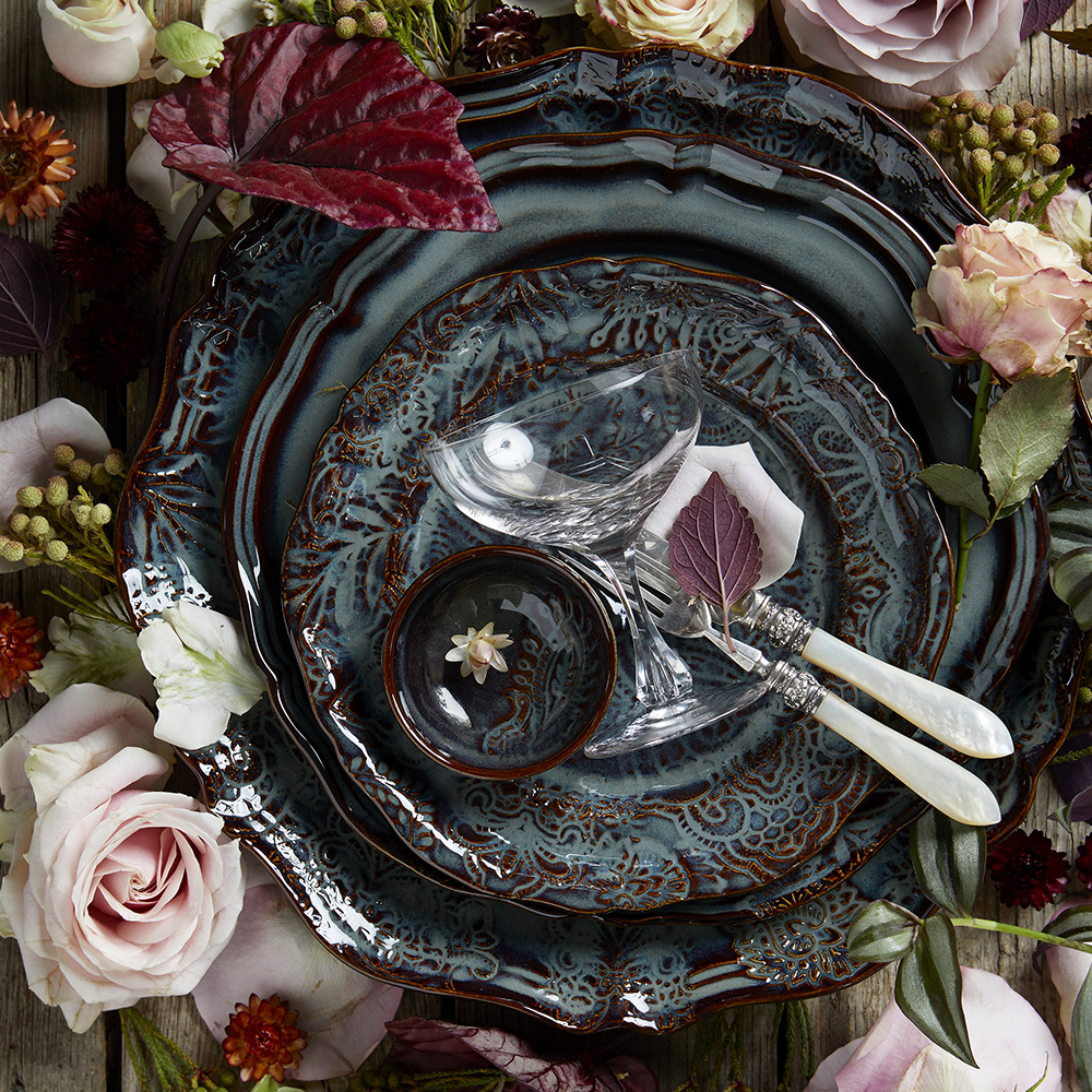 Arabesque Assiett 23 cm Fig