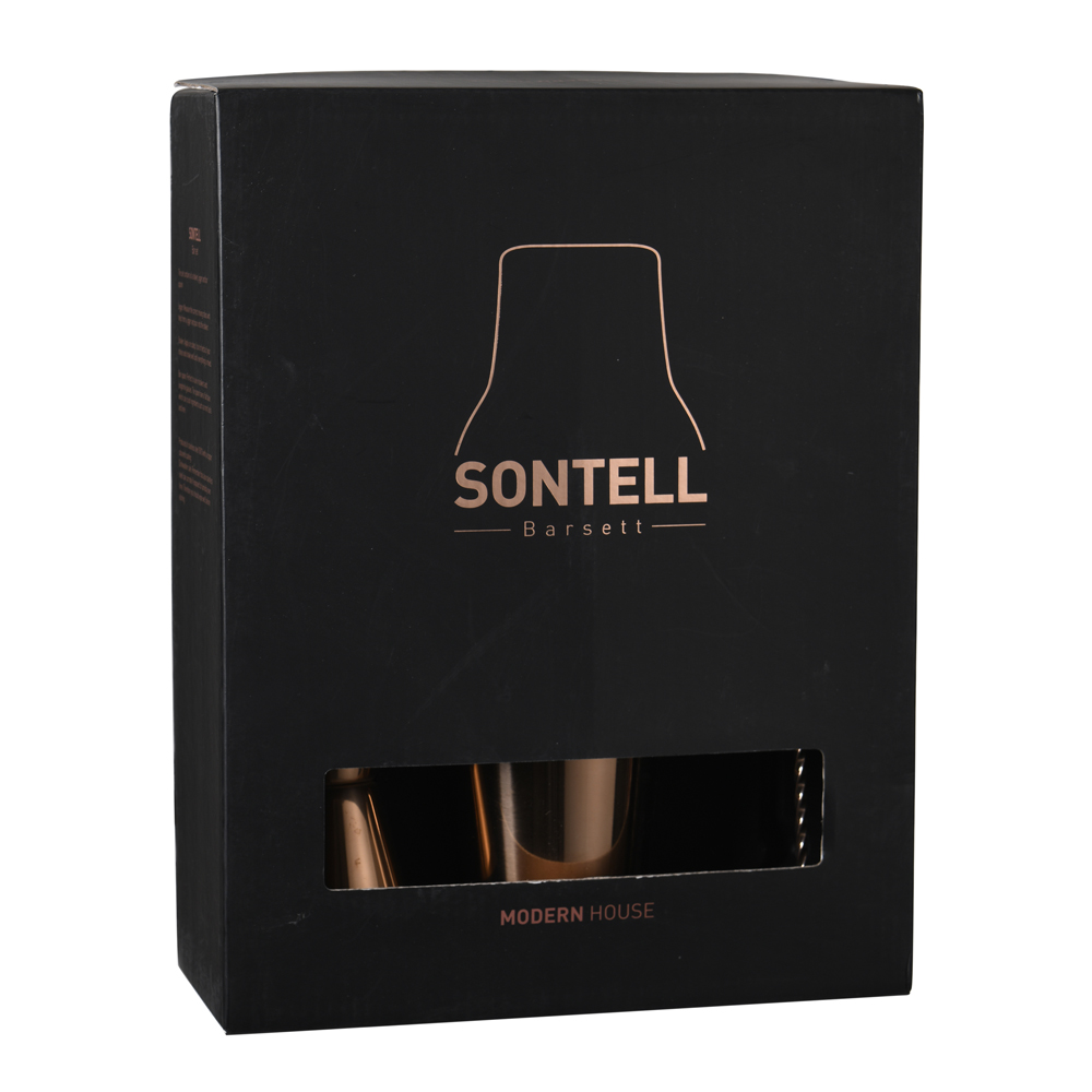 Sontell Barset 3 delar Koppar