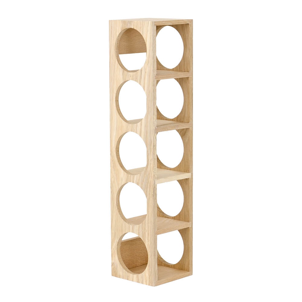 Wine-o Vinställ 5 flaskor 54 cm Ek