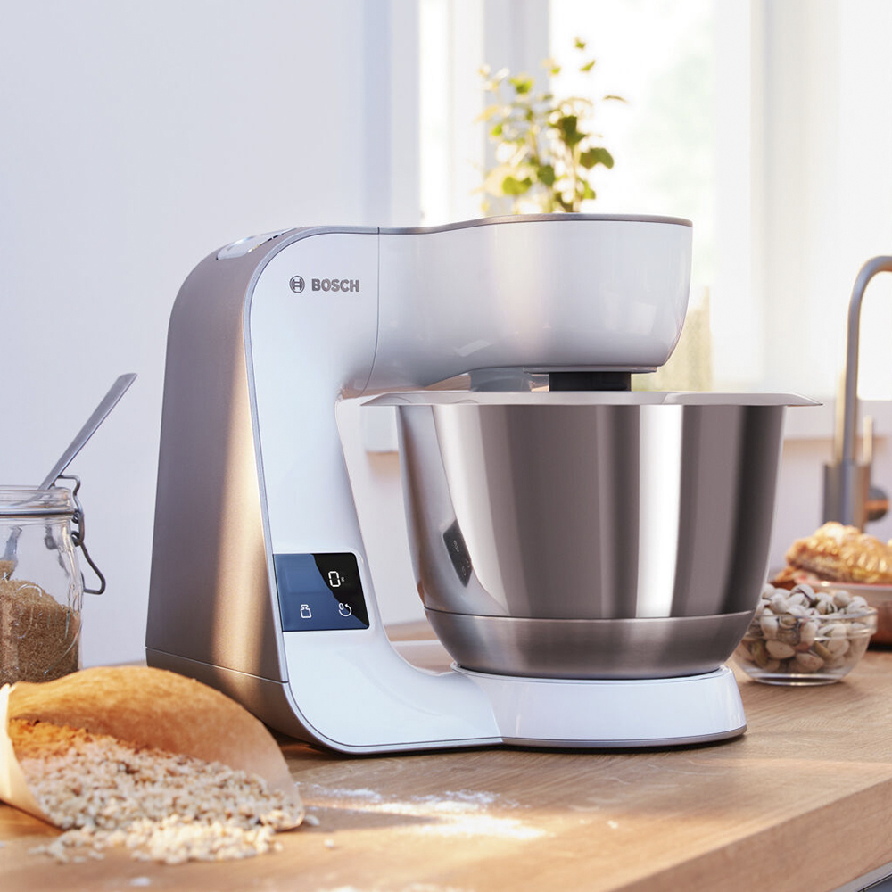 Bosch Köksmaskin 1000 W Vit/Champagne