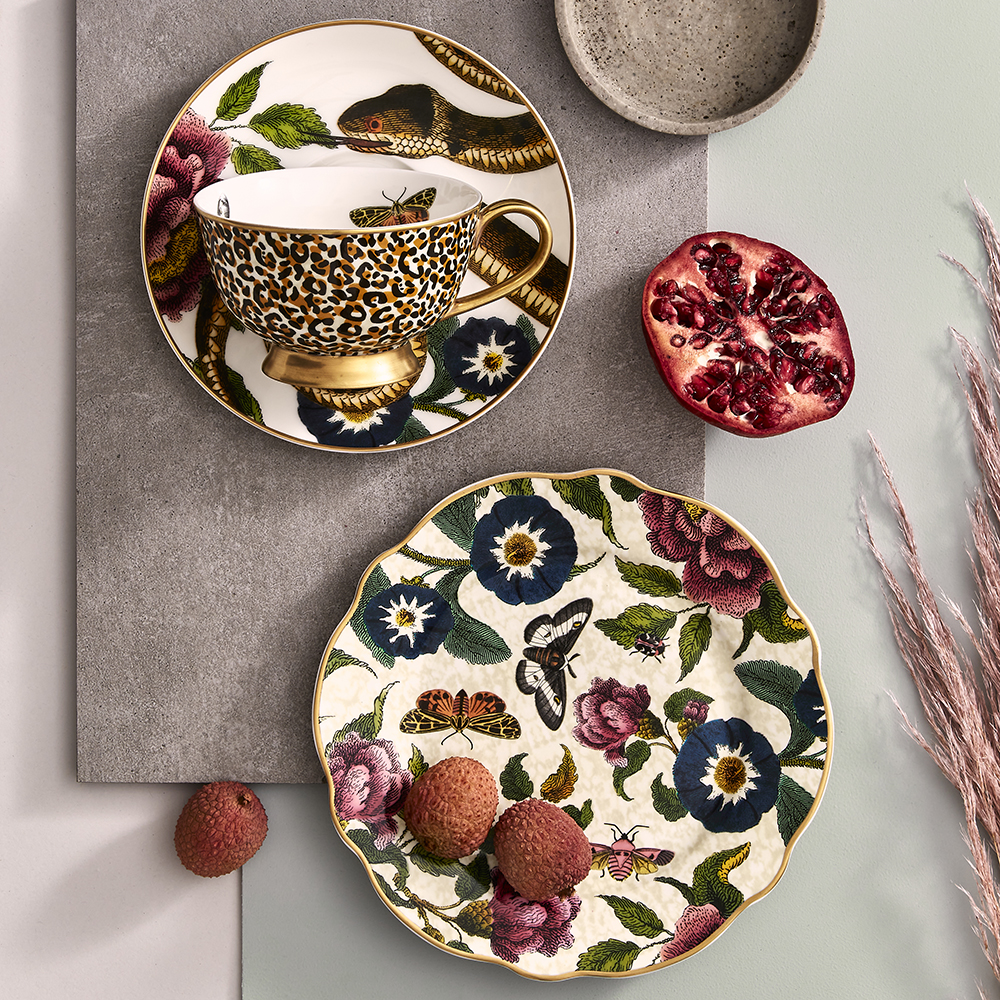 Creatures of Curiosity Tekopp med fat 20 cl White/Leo