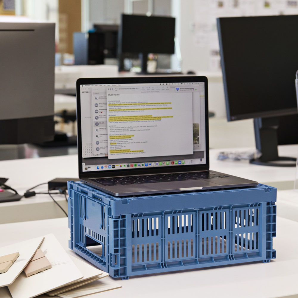 Colour Crate Förvaringslåda M Electric Blue