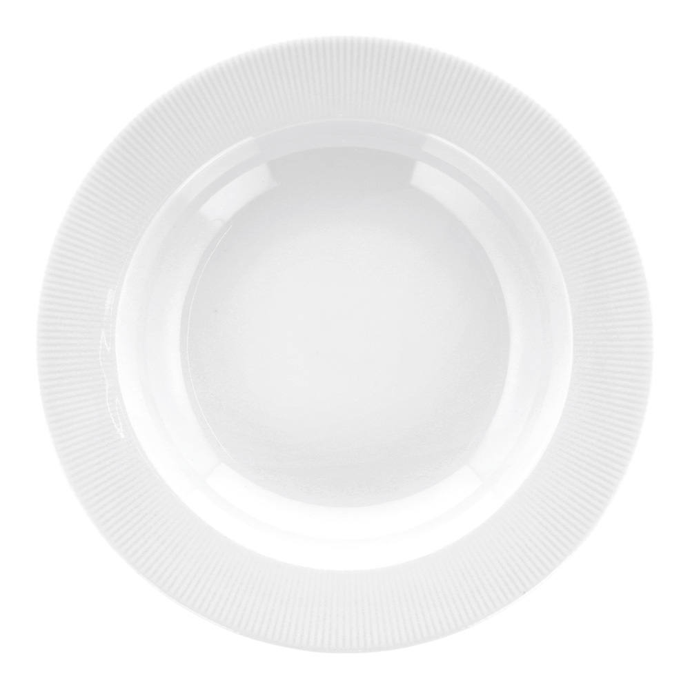 Eventail Tallrik djup 22 cm Vit