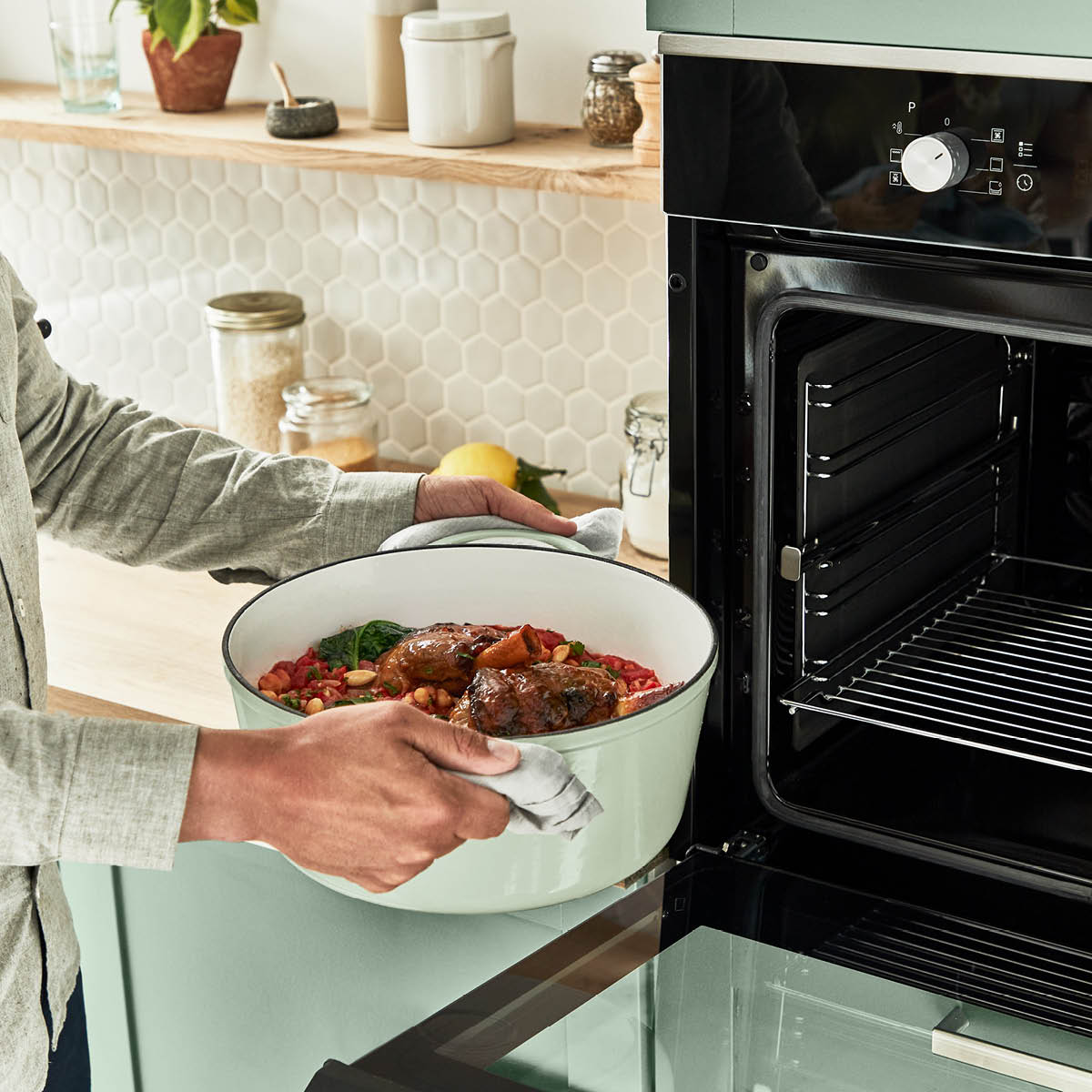 Lov Gjutjärnsgryta 7,4 L Grön