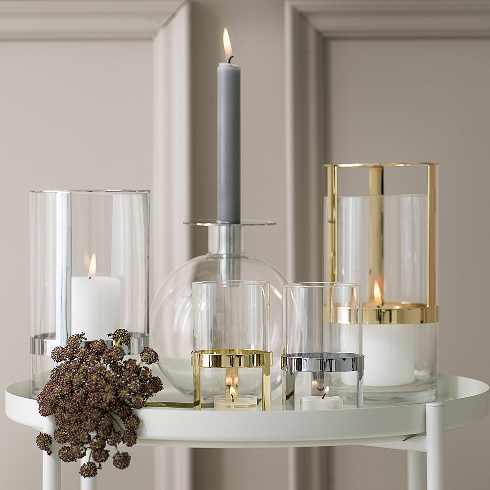 Hold Vas justerbar 20x11,5 cm Silver