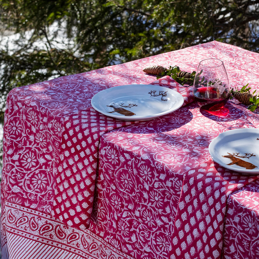 Margerita Duk 170x270 cm Röd