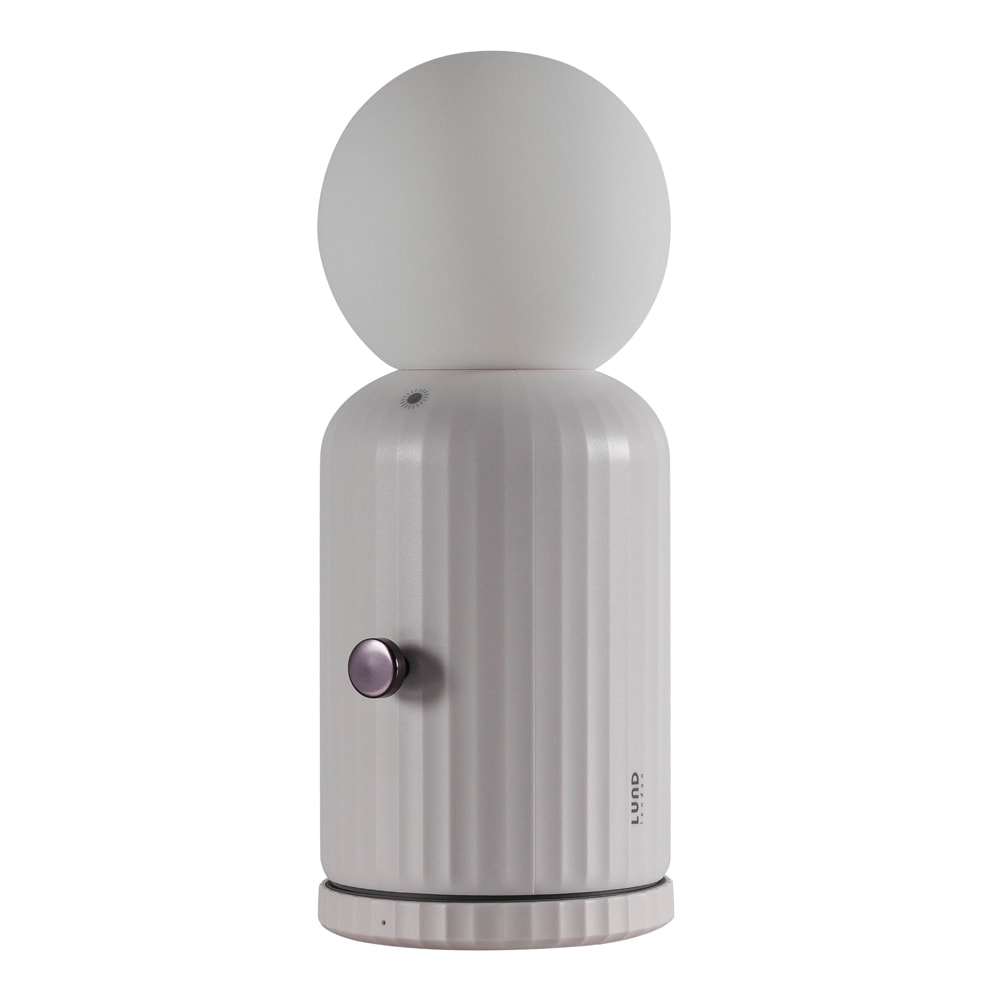 Skittle Lampa med Laddare White